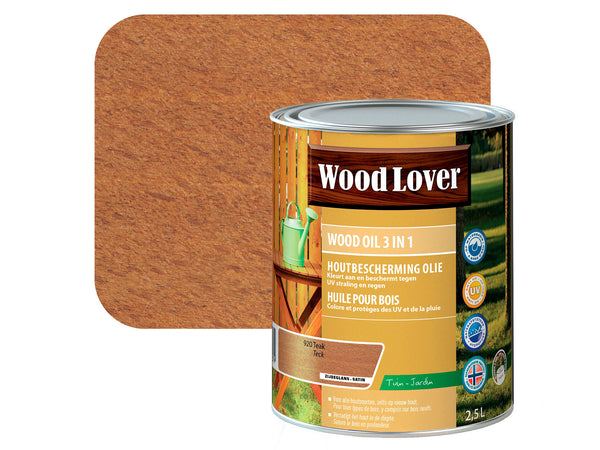 Wood Lover huile bois 2,5l teck #920