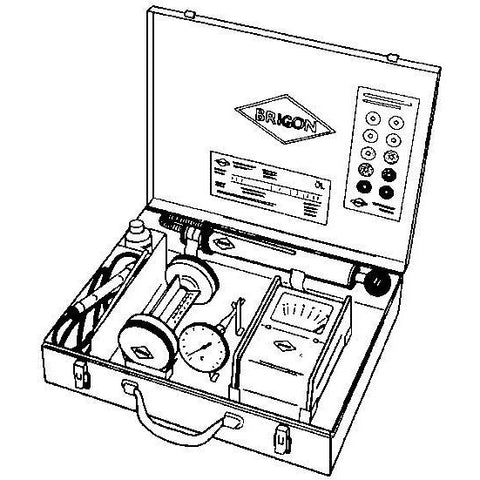Oliestook testkoffer brigon II, gereedschap — SKU DESCO-24207