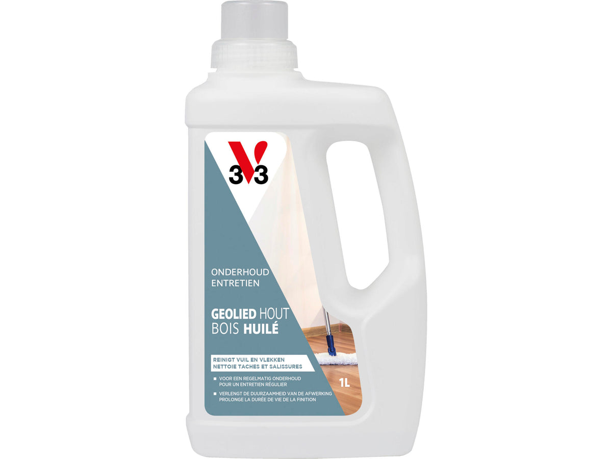 V33 onderhoud geolied parket 1l kleurloos
