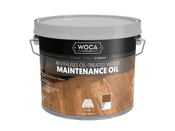 Woca onderhoudsolie hout 2,5l wit