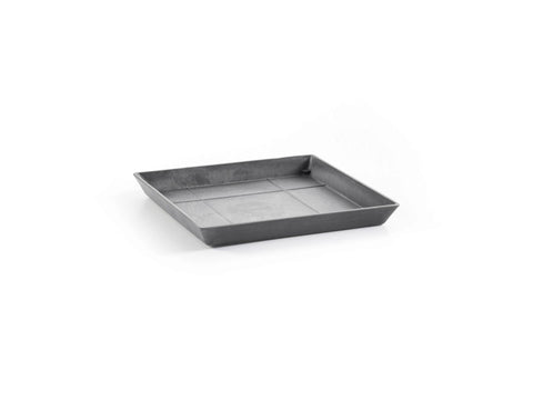 Ecopots onderschotel 36x36 cm grijs
