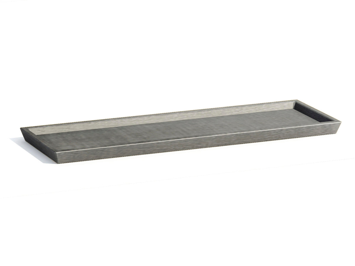 Ecopots onderschotel 67x22 cm grijs