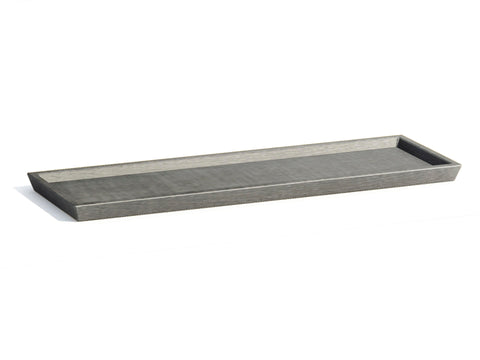 Ecopots onderschotel 67x22 cm grijs