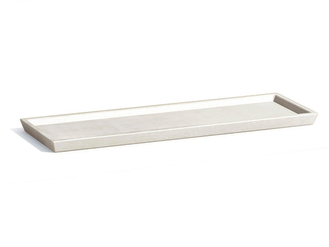 Ecopots onderschotel 67x22 cm whitestone, kunststof & plastic bloempotten — SKU COLOS-785622, EAN 5413724301592
