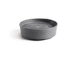 Ecopots soucoupe sur roulettes 28,7cm gris