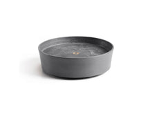 Ecopots soucoupe sur roulettes 28,7cm gris