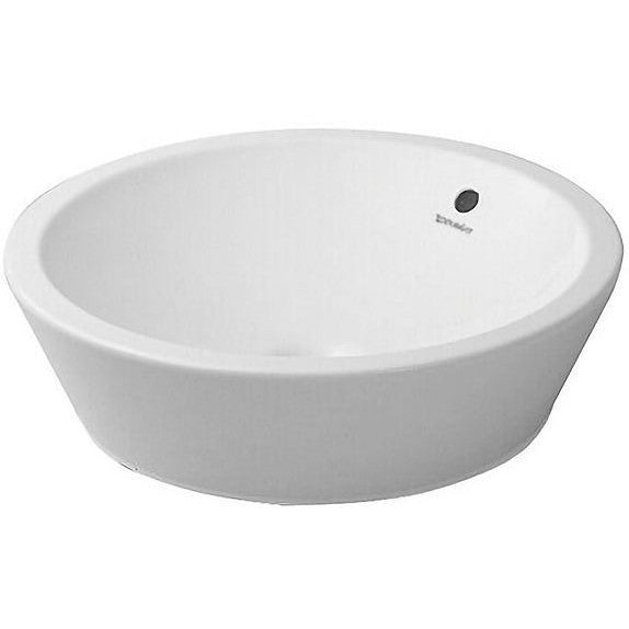 Opbouw lavabo starcki Duravit diameter 530MM zonder kraanvlak/overloop wit