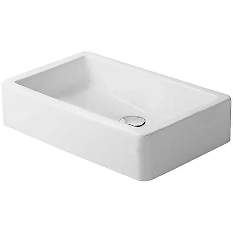 Opbouw lavabo vero Duravit 500X380MM zonder kraanvlak/overloop wit