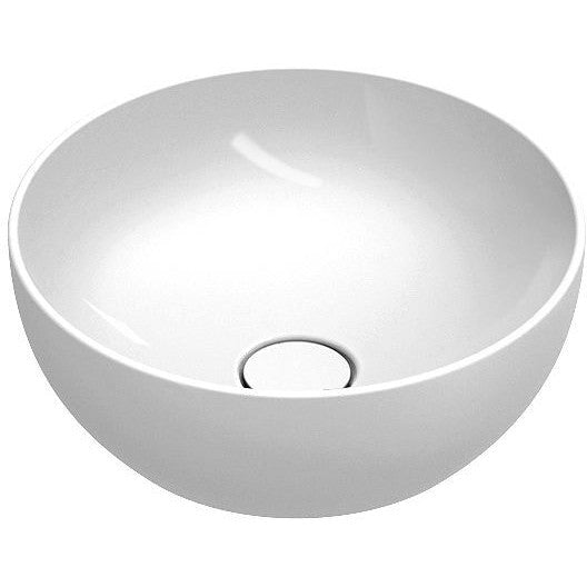 Opbouwlavabo Green catalano cataglaze+ diameter 40 H15 zonder overloop wit
