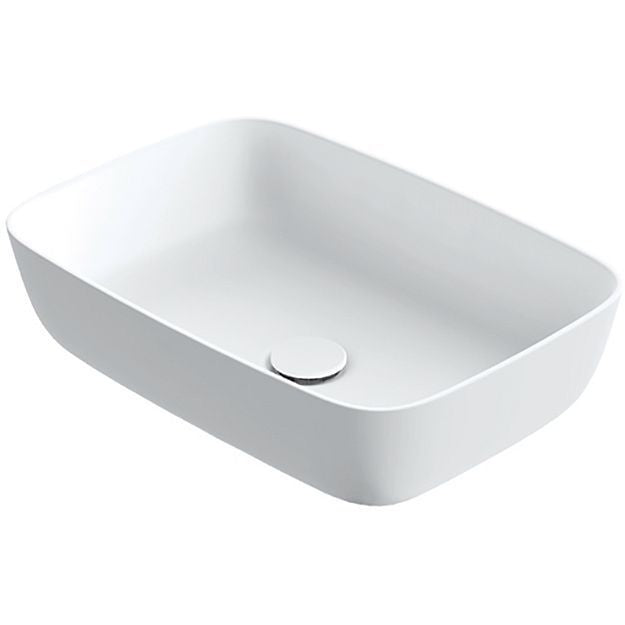 Opbouwlavabo neo R 54X38 zonder kraanvlak/overloop xonyx mat wit