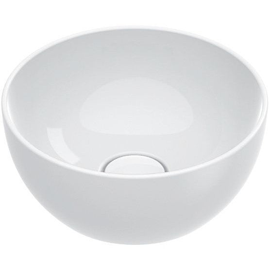 Opbouwlavabo sfera catalano cataglaze+ diameter 32 H14 zonder overloop wit