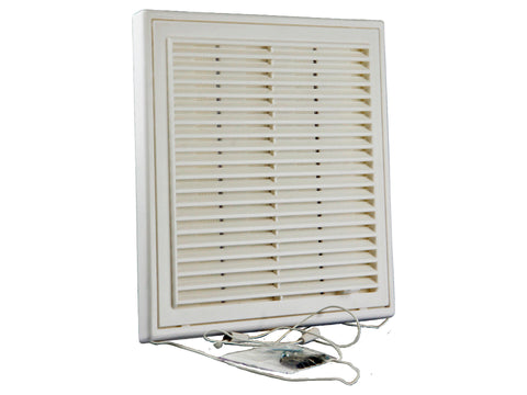 Renson opbouwrooster regelbaar 250x250 mm PVC wit