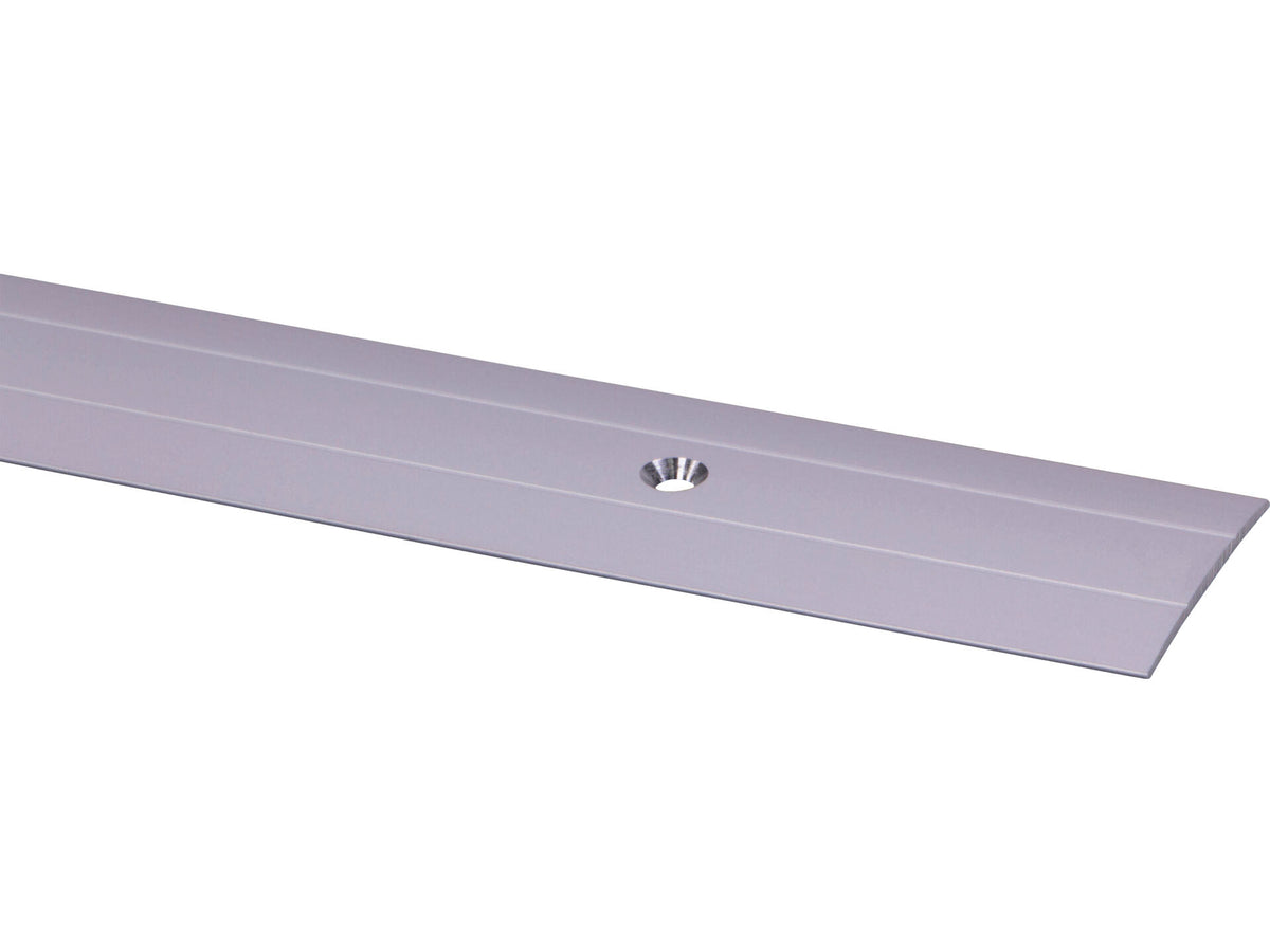 Jewe overgangsprofiel gelijkvloers 38x4 mm 95cm zilver