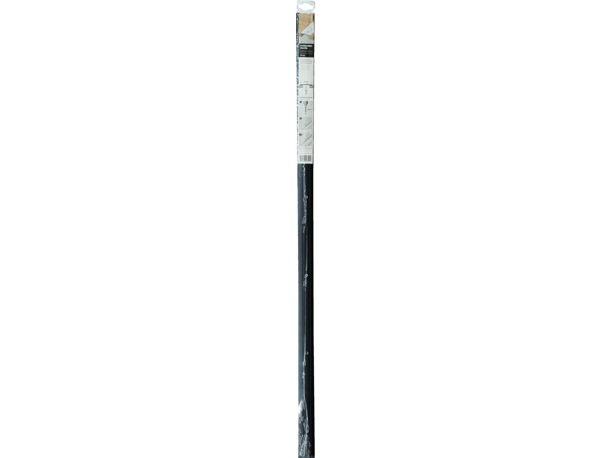 overgangsprofiel gelijkvloers schroef 38x950 mm zwart