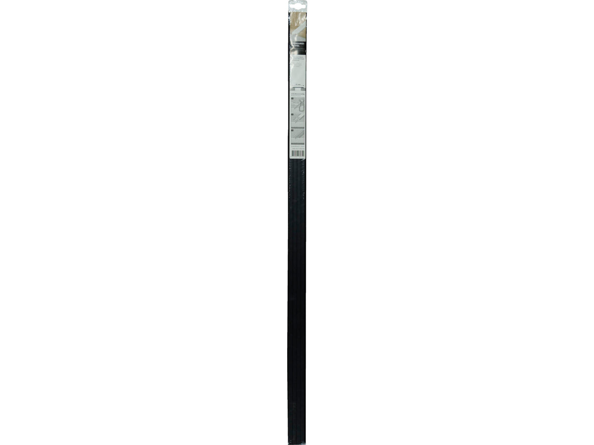 overgangsprofiel gelijkvloers zelfklevend 35x950 mm zwart