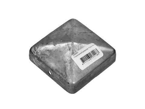 Mack paalornament piramide 71mm grijs