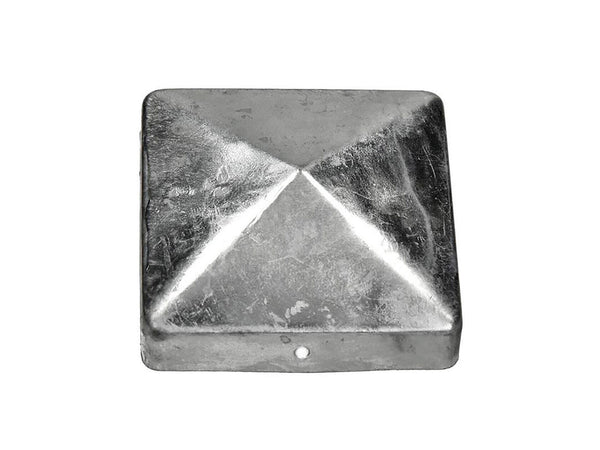 Mack ornement de poteau pyramide 91mm gris