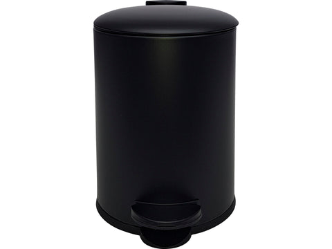 Practo Home pedaalemmer 12l zwart mat