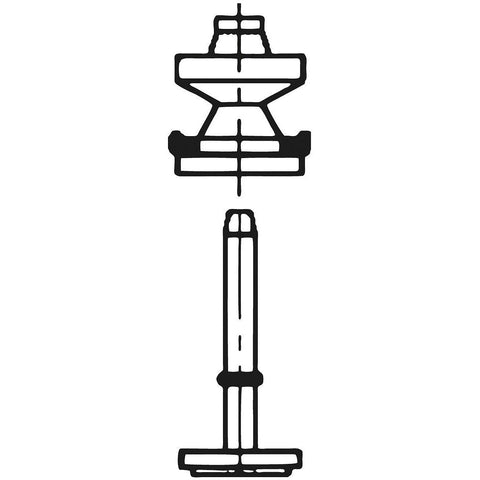 Piston BENKISER 1/2" haaks, urinoirs — SKU DESCO-42299