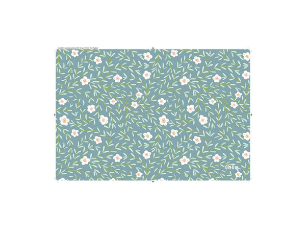 Lola set de table antidérapant 45x30 cm wild & free dusk blue
