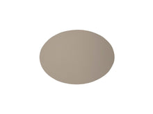 placemat gerecycleerd leder ovaal 33x45 cm cookie