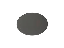 placemat gerecycleerd leder ovaal 33x45 cm pepper