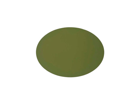placemat gerecycleerd leder ovaal 33x45 cm thyme