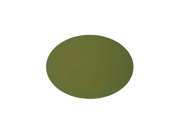placemat gerecycleerd leder ovaal 33x45 cm thyme