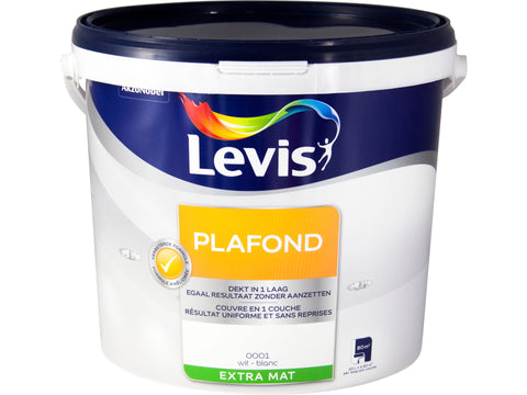 Levis plafondverf extra mat 10l wit