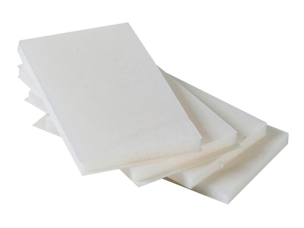 Lafiness adhésif double face miroir 5x2,6x0,4 cm 4 pièces