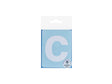 Multisign lettre autocollante c 90mm blanc mat