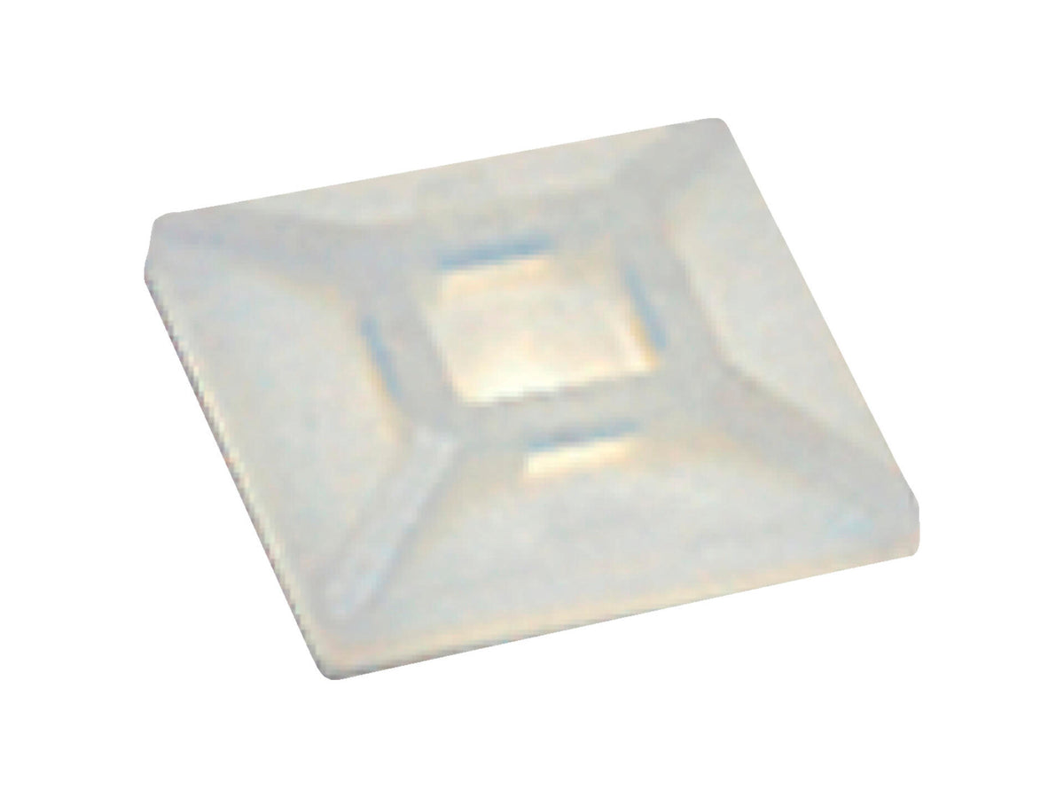 Smart plakzadel kabelbinder 19x19 mm wit 100 stuks