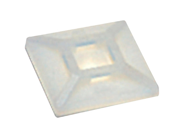 Smart plakzadel kabelbinder 19x19 mm wit 100 stuks