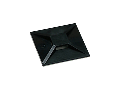 Smart plakzadel kabelbinder 19x19 mm zwart 100 stuks