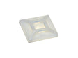 Smart plakzadel kabelbinder 28x28 mm wit 100 stuks