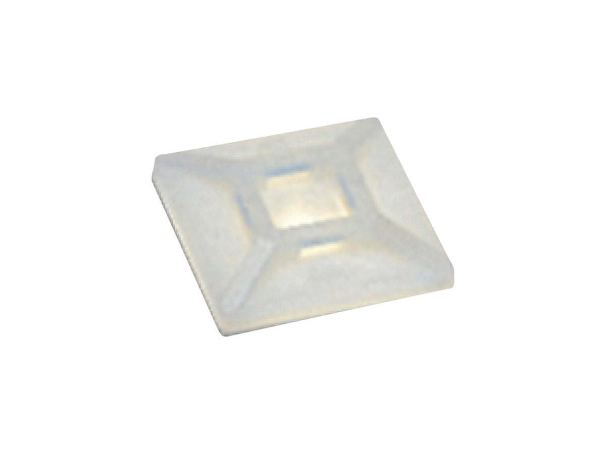 Smart plakzadel kabelbinder 28x28 mm wit 100 stuks