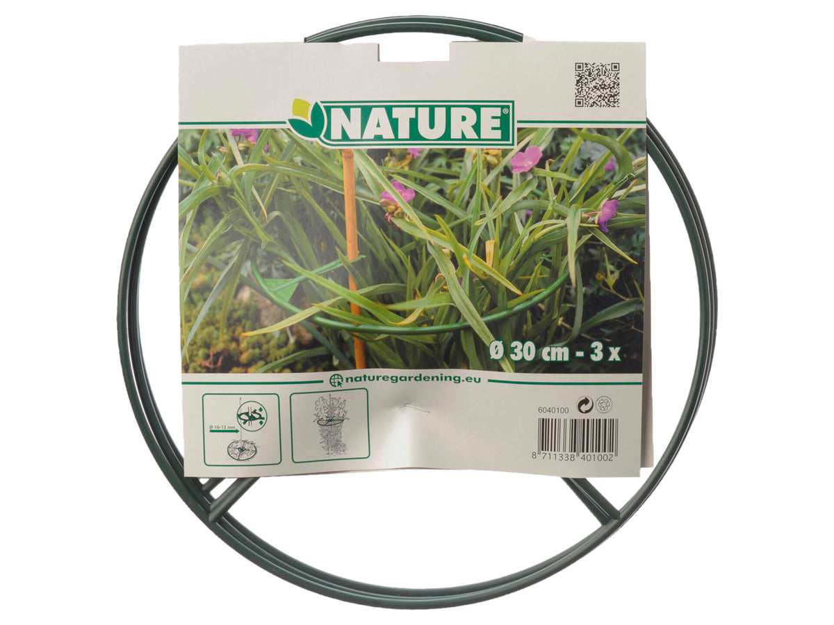 Nature plantensteun 30cm 3 stuks