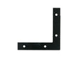 FG Wood Connectors platte winkelhaak 100x100x18 mm zwart