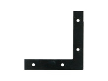 FG Wood Connectors platte winkelhaak 100x100x18 mm zwart