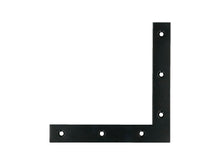 FG Wood Connectors platte winkelhaak 150x150x23 mm zwart