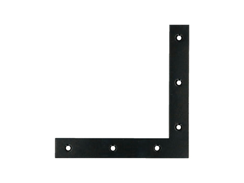 FG Wood Connectors platte winkelhaak 150x150x23 mm zwart