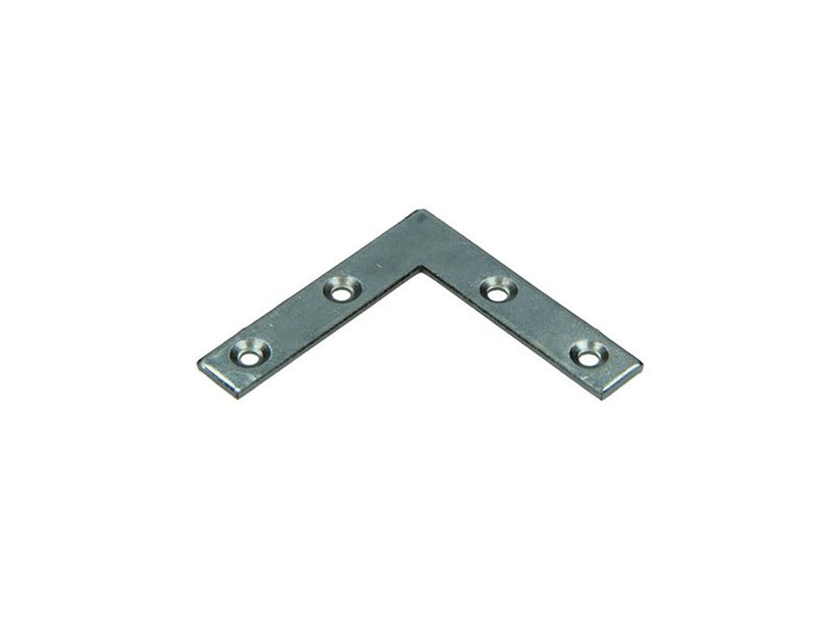 Mack platte winkelhaak 50x50x10 mm verzinkt 8 stuks