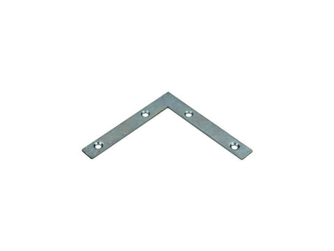Mack platte winkelhaak 75x75x10 mm verzinkt 8 stuks