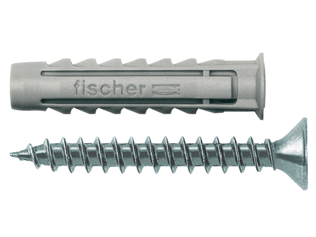 Fischer plug 10mm met vijs SX10SK 4 stuks
