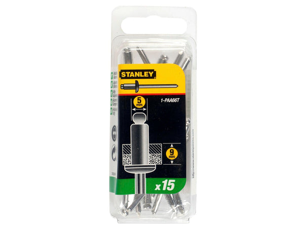 Stanley rivet 5x9 mm 15 pièces