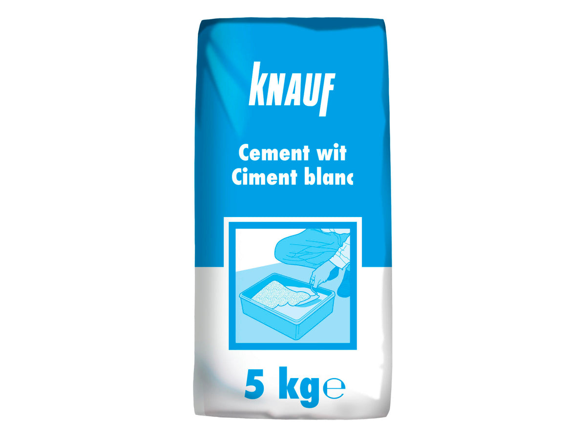 Knauf portlandcement 5kg wit