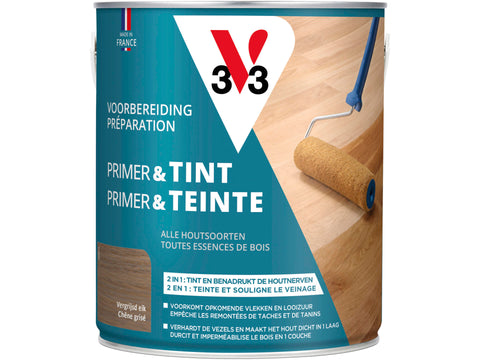 V33 primer & tint parket 2,5l patina grijs