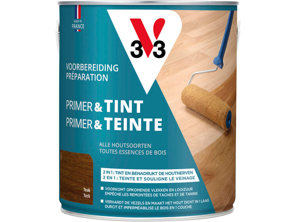 V33 primer & tint parket 2,5l teak