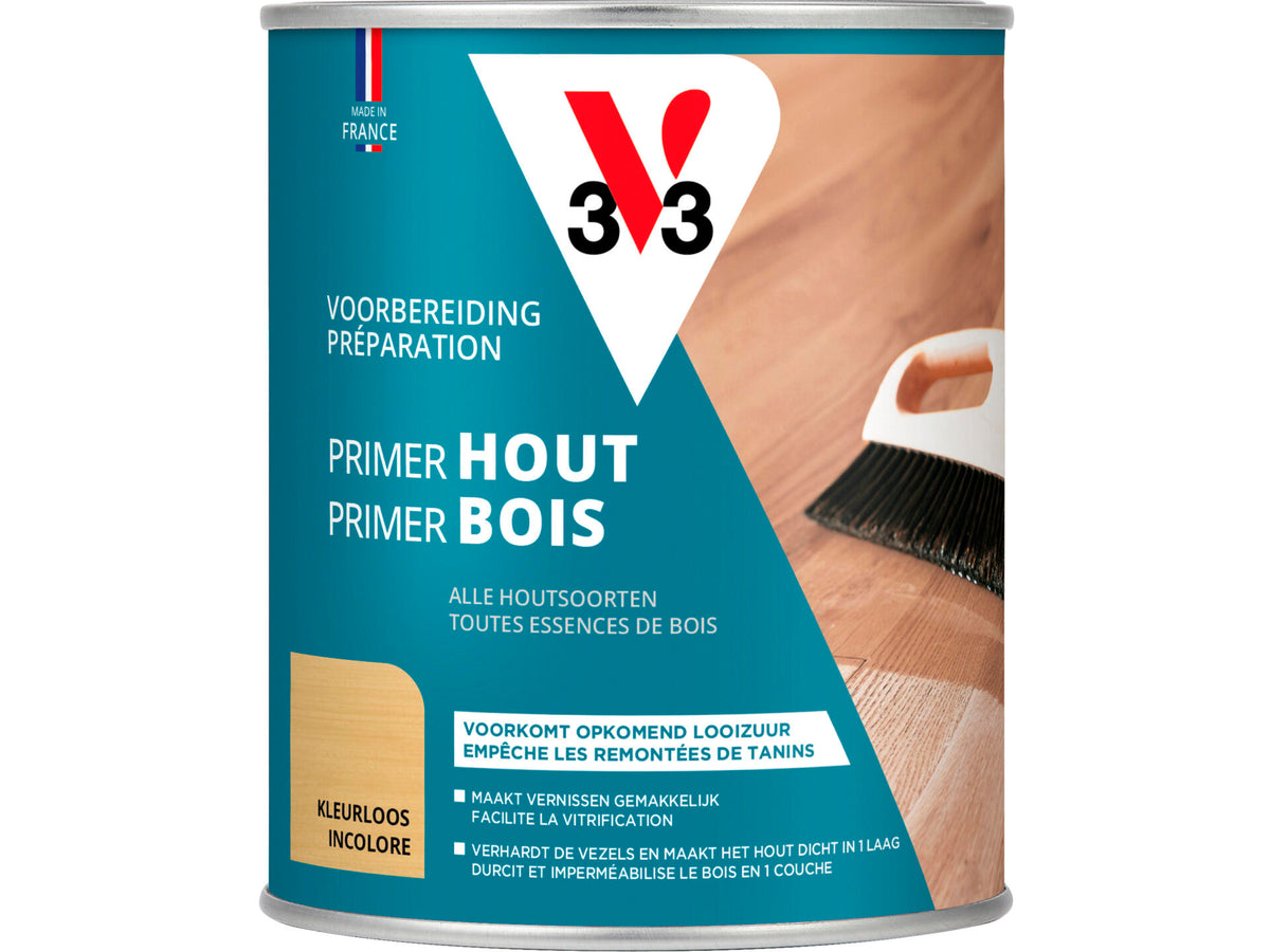 V33 primer parketvernis 0,75l kleurloos