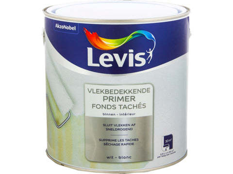 Levis primer vlekbedekkend 2,5l wit